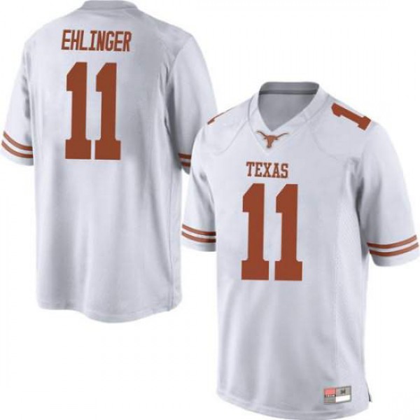 Men University of Texas #11 Sam Ehlinger Game Player Jersey White